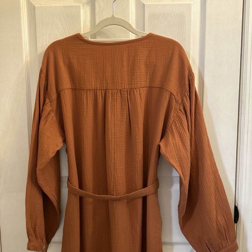 Universal Thread Long Sleeve Dress in Rust - Picture 14 of 16